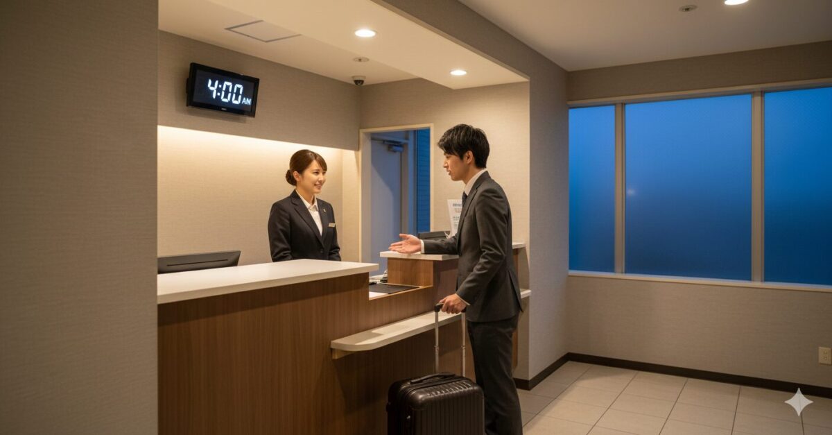 ホテルのチェックアウト時間は早朝でもOK？5時や4時は？